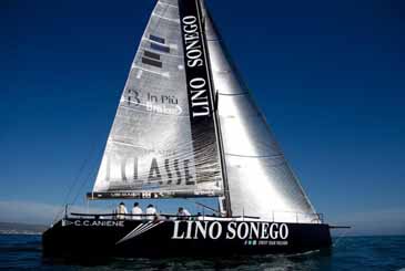 Il Tp52 in acqua per la Lunga Bolina-Trofeo Wind