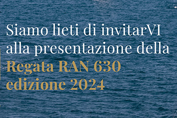 Presentazione della RAN 630, Regata dell'Accademia Navale 2024